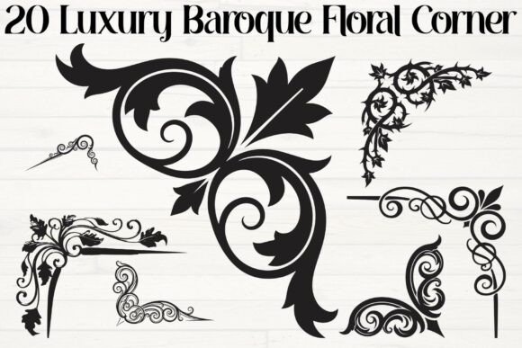 20 Luxury Baroque Floral Corner Designs