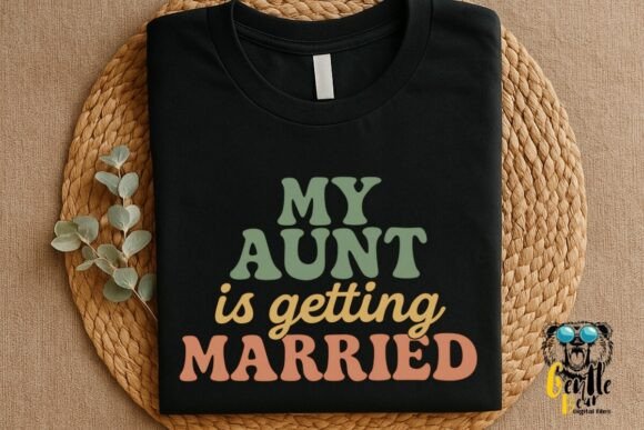 Celebrate in Style with This Retro Wedding T-Shirt Design