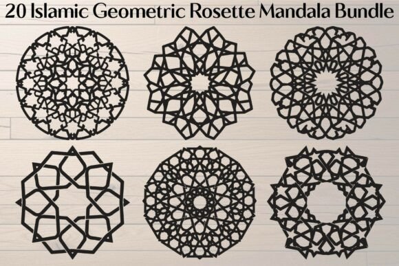 Islamic Geometric Rosette Mandala: A Guide to Balanced Design
