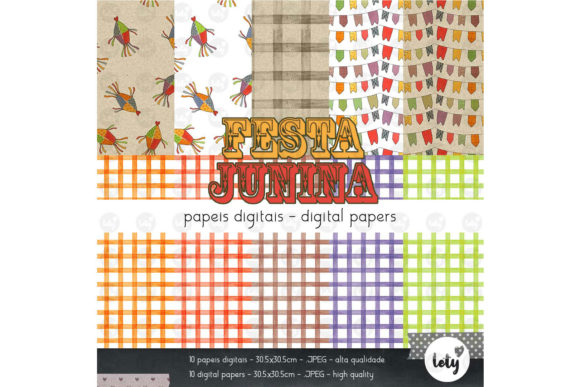 Junine Party Digital Papers: Infusing Brazilian Spirit into Your Projects