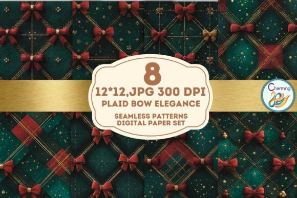 Plaid Bow Elegance: Classic Pattern, Modern Application