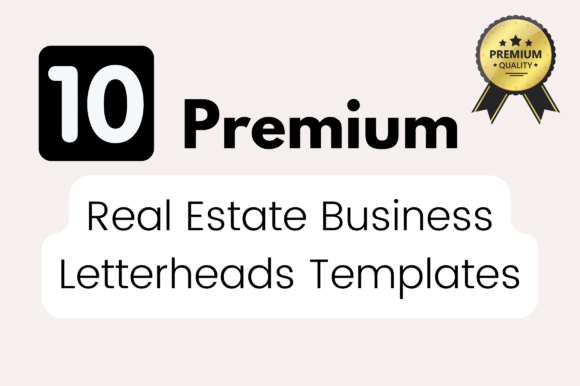 Premium Real Estate Business Letterhead Templates for Every Agent