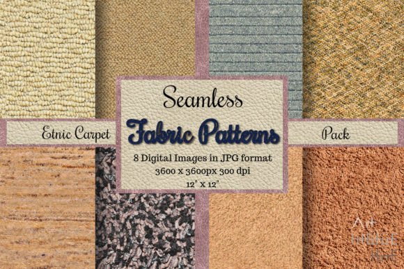 Seamless Fabric Textures: Elevate Projects with Etnic Carpet Patterns
