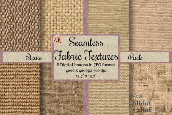 Seamless Fabric Textures - Straw Pack: Your Design Secret Weapon