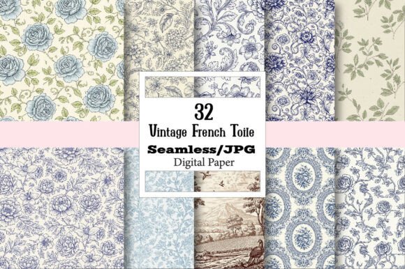 Vintage French Toile Digital Paper: A Designer's Guide